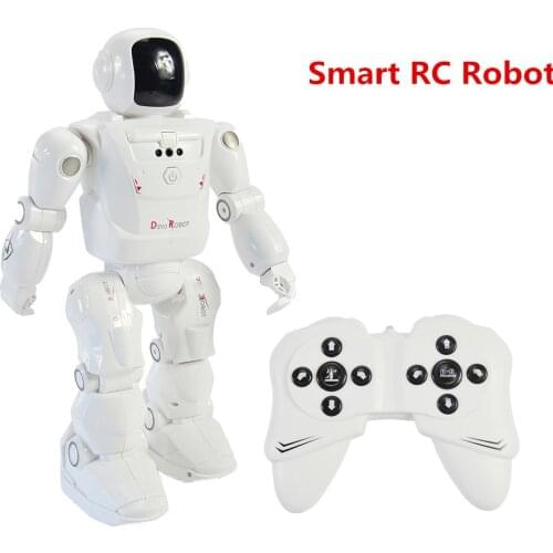 RC Robo Smart Robot Programming automatically Demonstrates Gesture Sensing Facial LED Light Dancing Robot Toys For Children GiFT