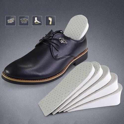 Unisex Women Heightening Insole Invisible Heighten Insert Cushion Pads EVA Lifting Insole Heel Arch Support