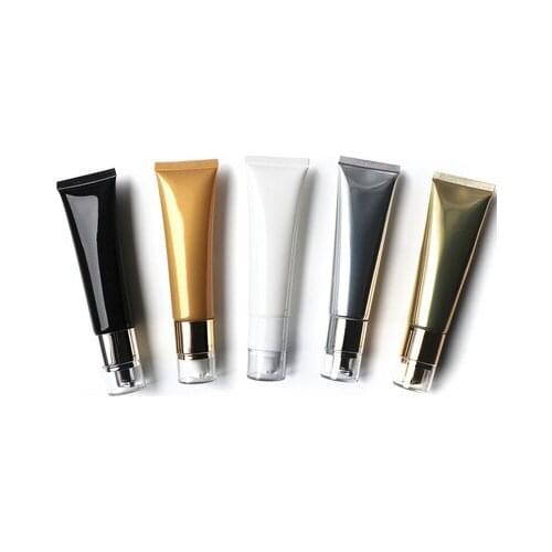 50ml vacuum cosmetic hose 50g liquid foundation BB isolation press dispensing empty bottle
