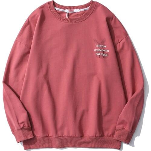 Spring and Autumn 2021 new cotton cartoon printed with long sleeves for lovers Japanese style loose round neck hoodie women