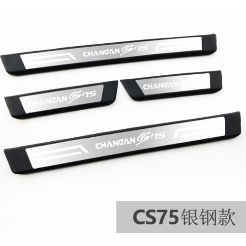 High-quality stainless steel Plate Door Sill Welcome Pedal Car Styling Accessories FOR changan cs75 cs35 2019