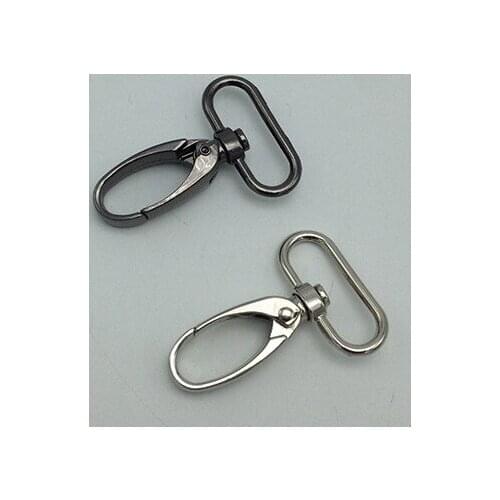 1 1/4 inch Silver/Gunmetal Swivel Hook 30mm handbag Snap Bag Accessory supplier wholesale 50Pcs/lot