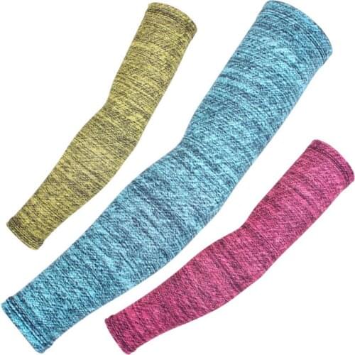 A Pair Breathable Quick Dry UV Protection Arm Sleeve Basketball Elbow Pads Fitness Arm Guard Men Women Sport Cycling Arm Warmers