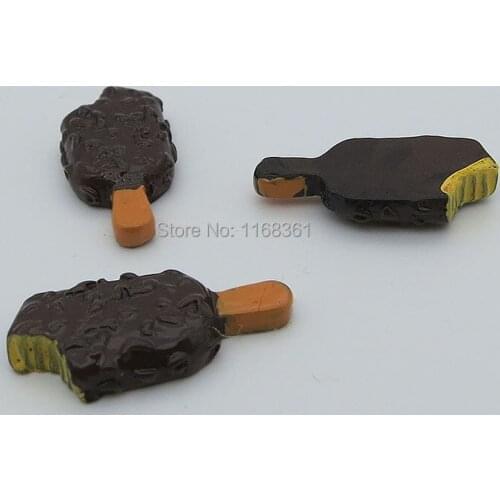 1pcs/lot resin flat back chocolate delicious Icecream 21mm simulation of food Cabochon Scrapbook DIY phone decoration B404-10