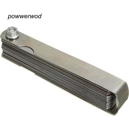 1Pcs 0.04-0.88 Mm Thickness Gage 32 Blades Feeler Gauge Gap Filler For Measurement Gauging Measuring Tool