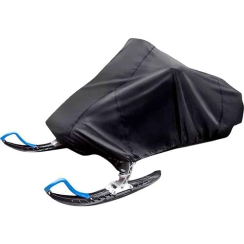 115X51X48inch Full Snowmobile Cover Outdoor Trailerable Sled Cover Waterproof Snowproof Dustproof Cover Anti-UV Cover