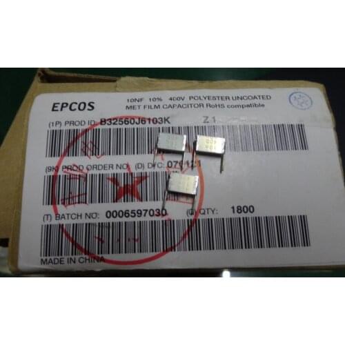 2019 hot sale 20PCS/50PCS Capacitance of Melaleuca Cake B32560J6103K EPCOS 0.01uf/400v Bakelite Capacitance free shipping