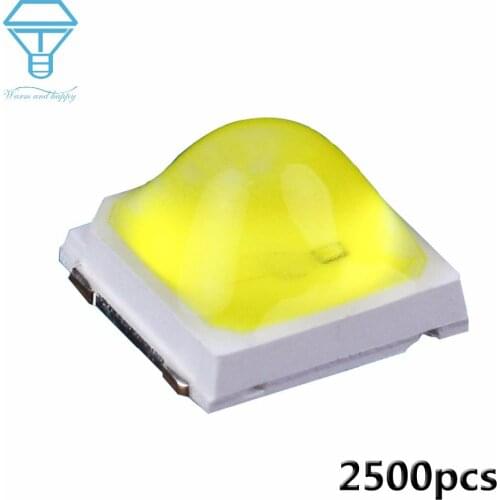 2500pcs UV LED Light Lamp Bead SMD5054 5051 LED UV 1W 365+395-405NM LED Diodes For Nail For SUN Machine Repairing