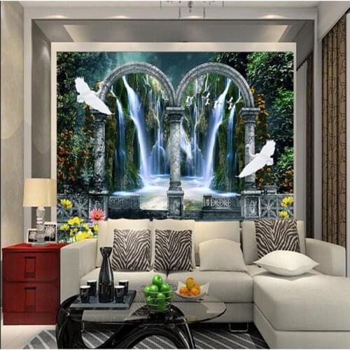 Customize 3d mural wallpaper Dream Garden Wonderland background wall 3d wallpapers for wall papel de parede do desktop