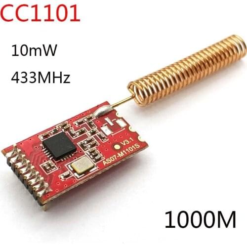 433M CC1101 10mW Wireless Sender Receiver Module NRF905/SX1212/SI4432