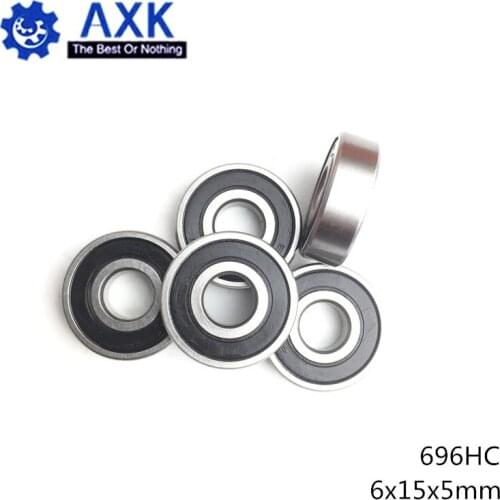696 Hybrid Ceramic Bearing 6*15*5 mm ABEC-1 ( 1 PC) Industry Motor Spindle 696HC Hybrids Si3N4 Ball Bearings 3NC 696ZZ