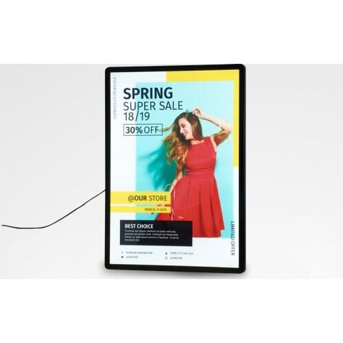 Aluminum poster profile price illuminated signs advertising lights