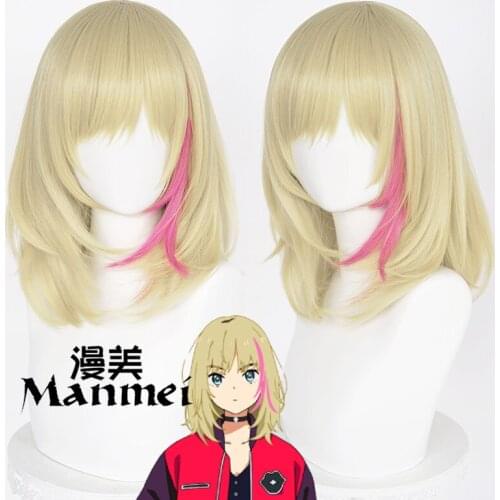 Anime WONDER EGG PRIORITY Kawai Rika Cosplay Wig Halloween Christmas Fancy Party Accessories for Carnival Comic Show