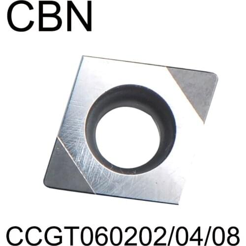 CCGT060202 CBN/CCGT060204 CBN/CCGT060208 CBN,CNC diamond CBN boron nitride boring tool Processing hardness HRC55 degree