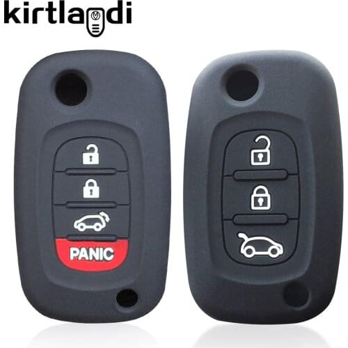 3 4 Button Remote Key Holder Shell Case Cover for Lada Vesta Ixrey X Ray for Benz Smart for Renault Fluence Arkana Megan Car Fob
