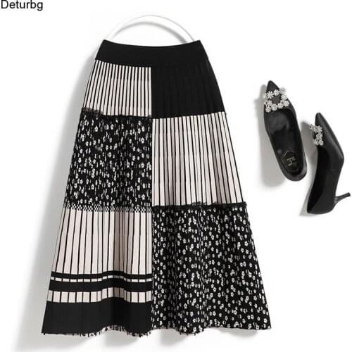 Deturbg Women's Knitted Skirts