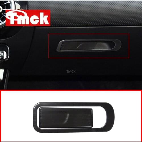 For Mercedes Benz A Class W177 A180 A200 A220 A250 AMG 2019+ Car Accessories Copilot Glove Box Switch Cover Trim Frame Stickers