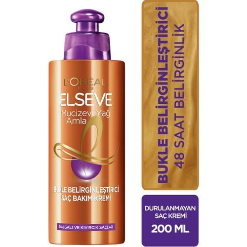 Elseve Amla Oil Curling Sharpening The Hair Care cream 200 ml curly straight hair for hair conditioner