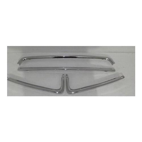 ABS chrome grille trim around Racing grills light bar trim For 2010-2012 Mitsubishi ASX