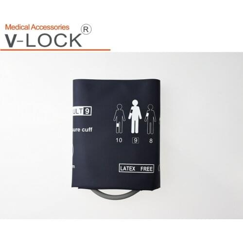 Edan quality large Adult arm blood pressure cuff with single tube without connector