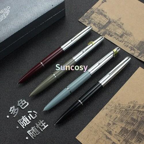 Hero 100 Series 14K Gold Nib Classic Fountain Pen, Authentic Quality Outstanding Ink Pen, Writing Gift Set, Best Presents