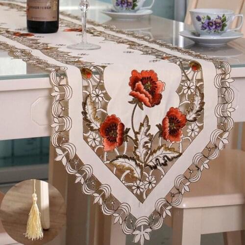 Flower Style Round Table Cloth Pastoral Polyester Tablecloth Oilproof Decorative Elegant Waterproof Fabric Table Cover