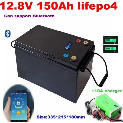 Lifepo4 24v 80AH lithium battery bluetooth BMS APP for 2500W 3000W inverter bike RV AGV Solar energy storage + 10A charger
