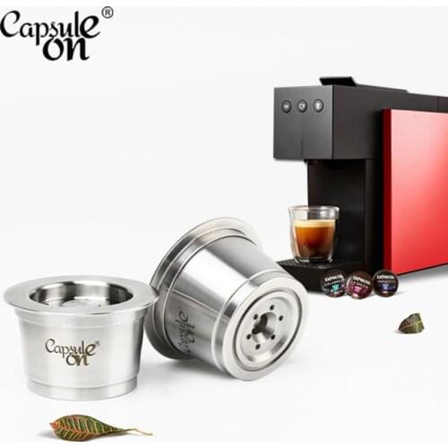 Capsulone STAINLESS STEEL Metal Capsule Compatible for k-fee Machine Refillable Reusable coffee capsule