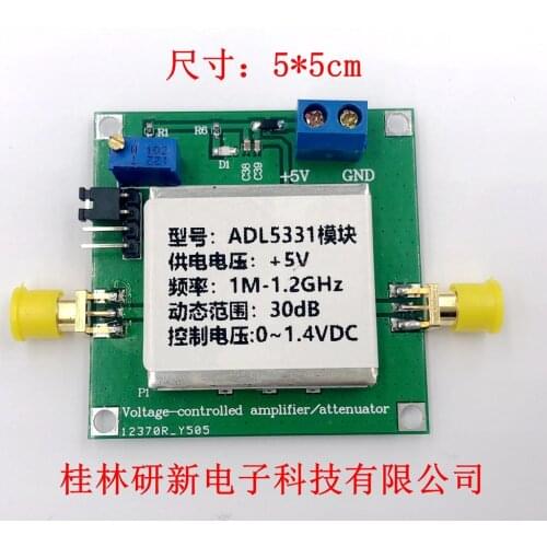 ADL5331 variable gain amplifier module 1M-1.2GHZ RF amplifier VCA