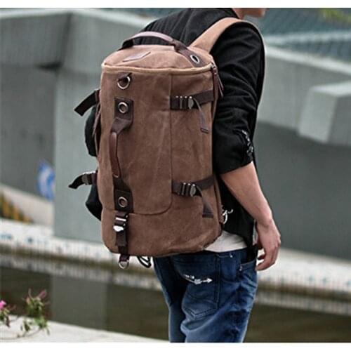 2016 New Fashion Backpack Canvas Mens Backpack Leisure Rucksack Travel Backpack School Bag Bagpack men Travel bag vintage