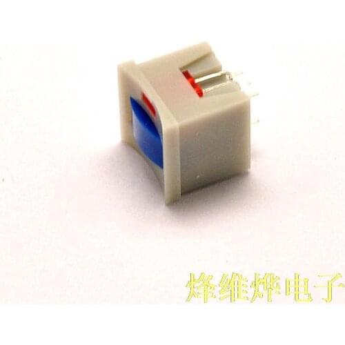 Restart the computer power switch with light blue non-locking switch touch switch 14 * 14 ( 20 )