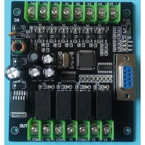 PLC Industrial Control Board FX1N-10MR FX1N-10MT Plate-type PLC Programmable Logic Controller