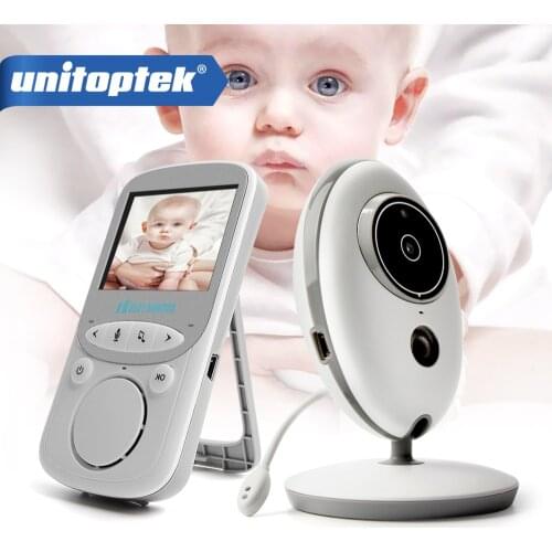 2.4 Inch 2.4GHz Wireless Video Baby Monitor Color Camera Intercom Audio Night Vision Temperature Monitoring Babysitter Nanny