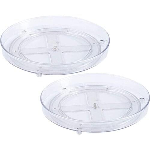 Rotatable Food Storage Container Rotating Spice Rack Suitable for Kitchen Cabinets, Refrigerators, Countertops