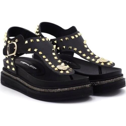 Women Sandals 2021 Fashion Genuine Leather Comfortable High Quality Leather Sandals Swimwear sandals Made in Turkey-The StepByStep