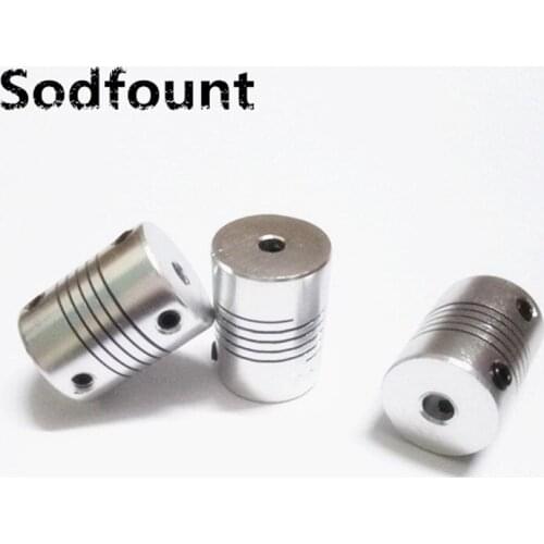 1pcs CNC Motor Jaw Shaft Coupler Flexible Coupling OD 20x25mm D20L25 wholesale Dropshipping 5/6/8/10mm