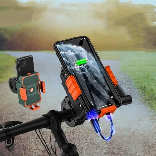 10PCS Practical Bicycle Electric Bicycle Riding Mobile Phone Stand Takeaway Rider Navigation Shockproof Holder Bracket