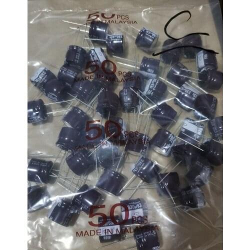 100% orginal and new UPJ1J331MHD6 NICHICON 330UF63V 63V330UF CAP ALUM 330UF 20% 63V RADIAL 18X15MM best qualtiy