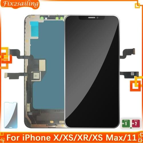 100%Tested LCD Display For Apple iPhone XS Max LCD Display Touch Screen Digitizer Assembly Replacement For Apple Iphone xs Max