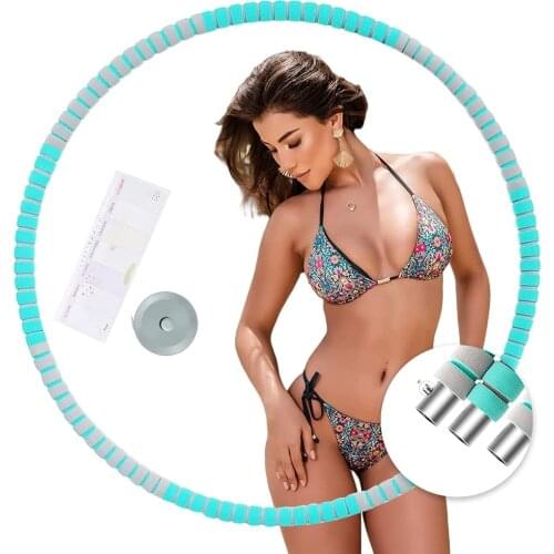 2021 Detachable Massage Fitness Hoop Circle Slimming Hop Aro Workout Home Exercise Waist Trainer Sport Gym Equipment