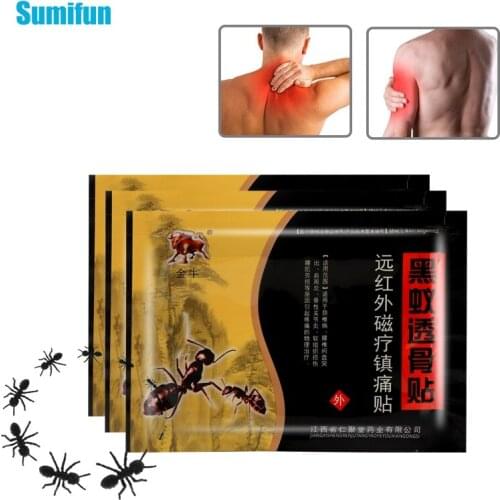 4bags/32pcs Ant Chinese Herbal Patch Lumbar Vertebra Pain Rlieving Patches Medicated Knee Joint Ache Rheumatoid Arthritis C2344