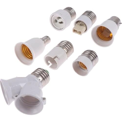 E27 GU10 E14 B22 G9 Bulb Adapter Lamp Converter Holder Extender Light Socket
