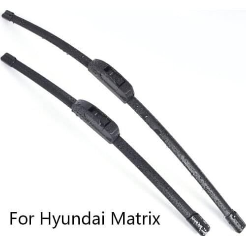 Car Windshield Wiper Blades for Hyundai Matrix form 2001 2002 2003 2004 2005 2006 2007 to 2010 Car Windscreen wiper Rubber