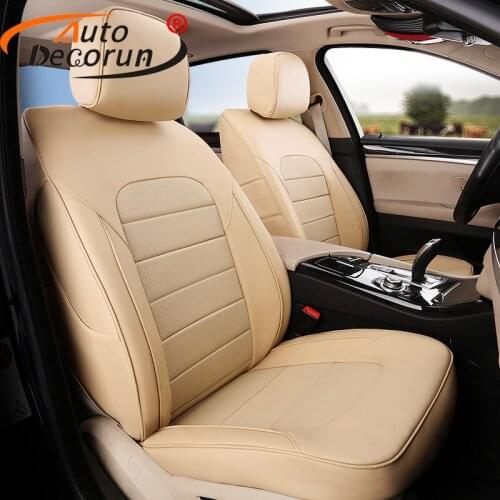 AutoDecorun Car seat covers PU leather for Subaru outback 2015-2020 seat cover for car seats cushion set supports accessories