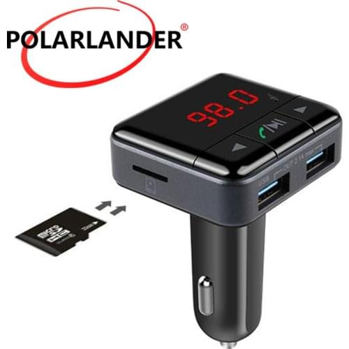 Bluetooth Car MP3 Player FM transmitter audio modulator FM Car Handsfree LCD screen