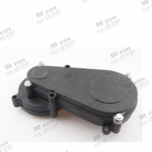 Free Shipping black Gear Transmission Box Clutch Drum 14T T8F Chain For 47cc 49cc Pocket ATV Mini Dirt Bike