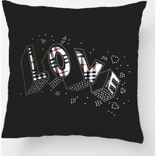 Love Printing Throw Pillow Case Decorative Cushion Cover Black Pillowcase Perfect Gift By Lvsure For Car Sofa Seat