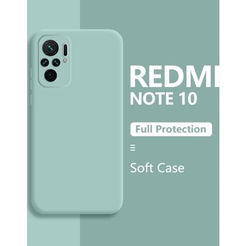 Pure Color Liquid Silicone Mobile Phone Case Precise Hole Position Anti-fall Protective Cover For Xiaomi 11 Ultra Redmi Note 10
