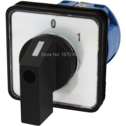 HZ25D - 20 AC 660V 20A 8 Terminal 2 posisi Rotary Cam saklar changeover, Ac660v 20A