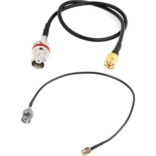 SMA Male Plug To BNC Female Jack Network Antenna Pigtail Cable 13.3 Inch & 12.8 Inch RF Pigtail Cable SMA Male To BNC Male Adapt